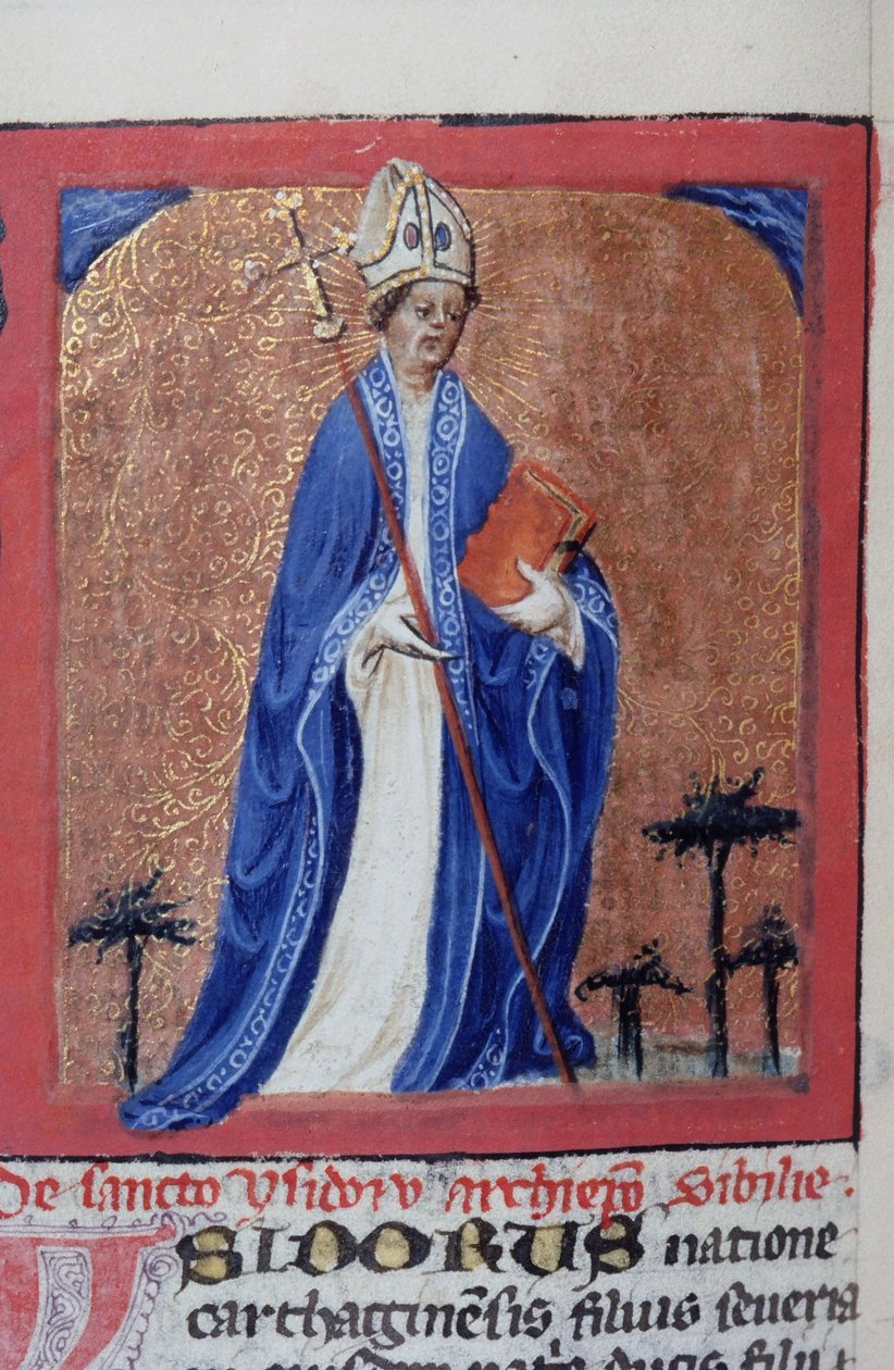 Gen 1111 oldal a Legenda Aurea-ból, Bruges, 1400-10 alkotó: Flemish School