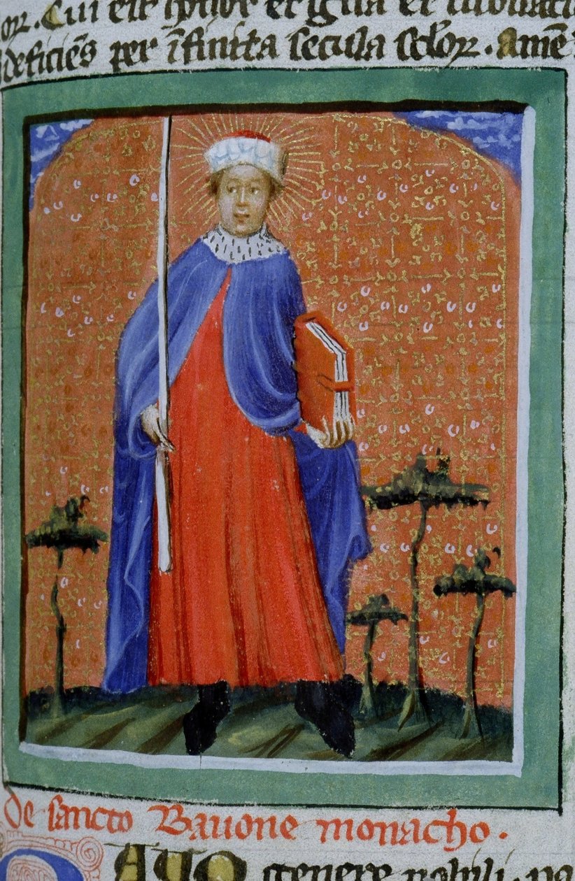 Gen 1111 oldal a Legenda Aurea-ból, Bruges, 1400-10 alkotó: Flemish School