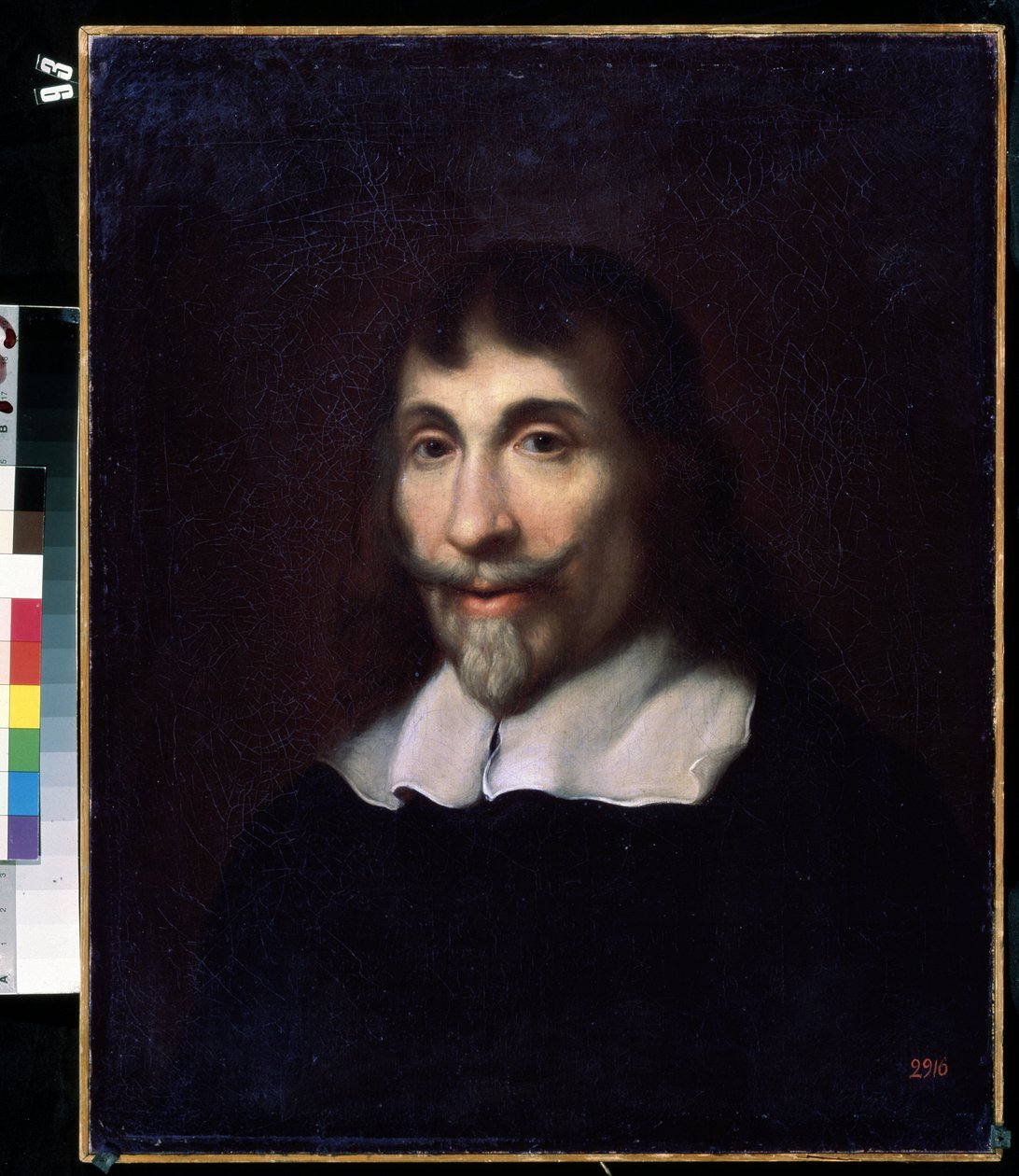 Egy férfi portréja. (Egy férfi portréja). Névtelen festmény a 17. századi holland iskolából. Olajfestmény. Mikhail Kroshitsky Művészeti Múzeum, Szevasztopol (Szevasztopol) Ukrajna alkotó: Flemish School