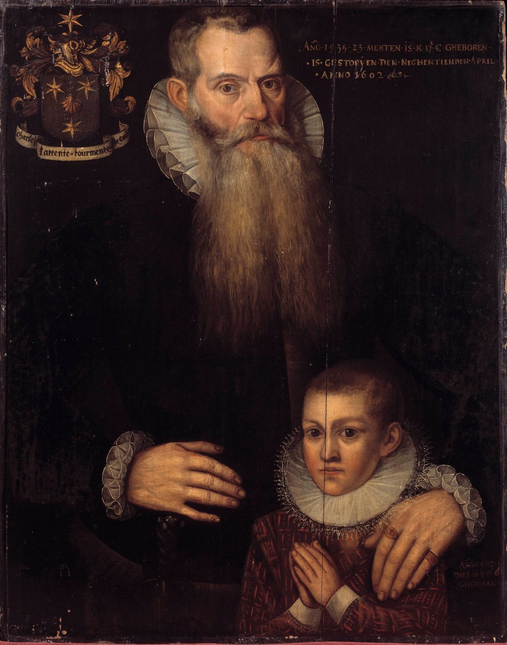 Charles de Conde (1535-1602) és fia, John portréja 1592-ben A 17. századi flamand iskola festménye. Mérete 0,81 x 0,64 m. Versailles, Musee des Chateaux de Versailles et Trianon alkotó: Flemish School