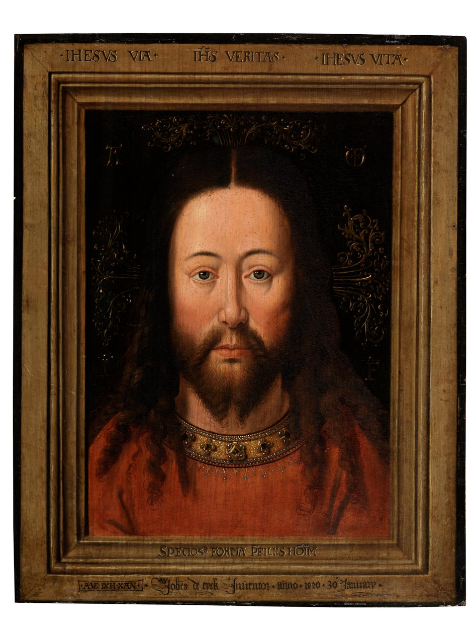 Krisztus portréja (olaj a táblán) alkotó: Flemish School
