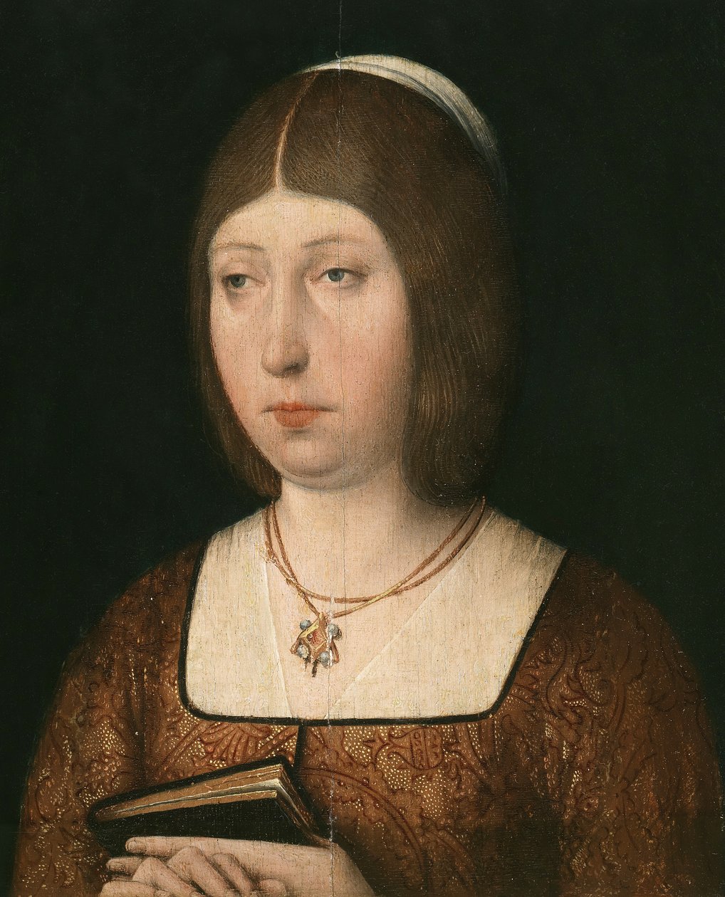 Izabella "A katolikus", Kasztília királynőjének portréja, 1490 körül alkotó: Flemish School