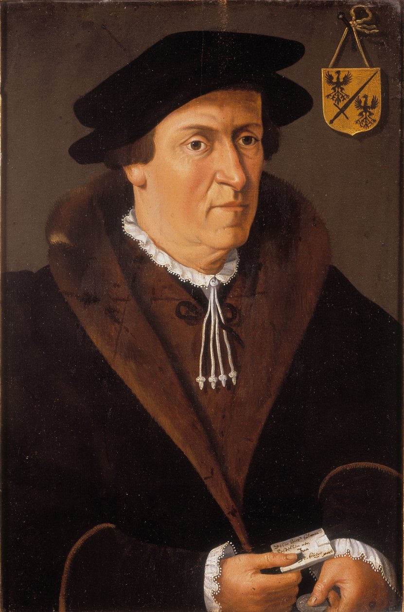 Jan de Fevere portréja, 1540-59 körül (olaj, tábla) alkotó: Flemish School
