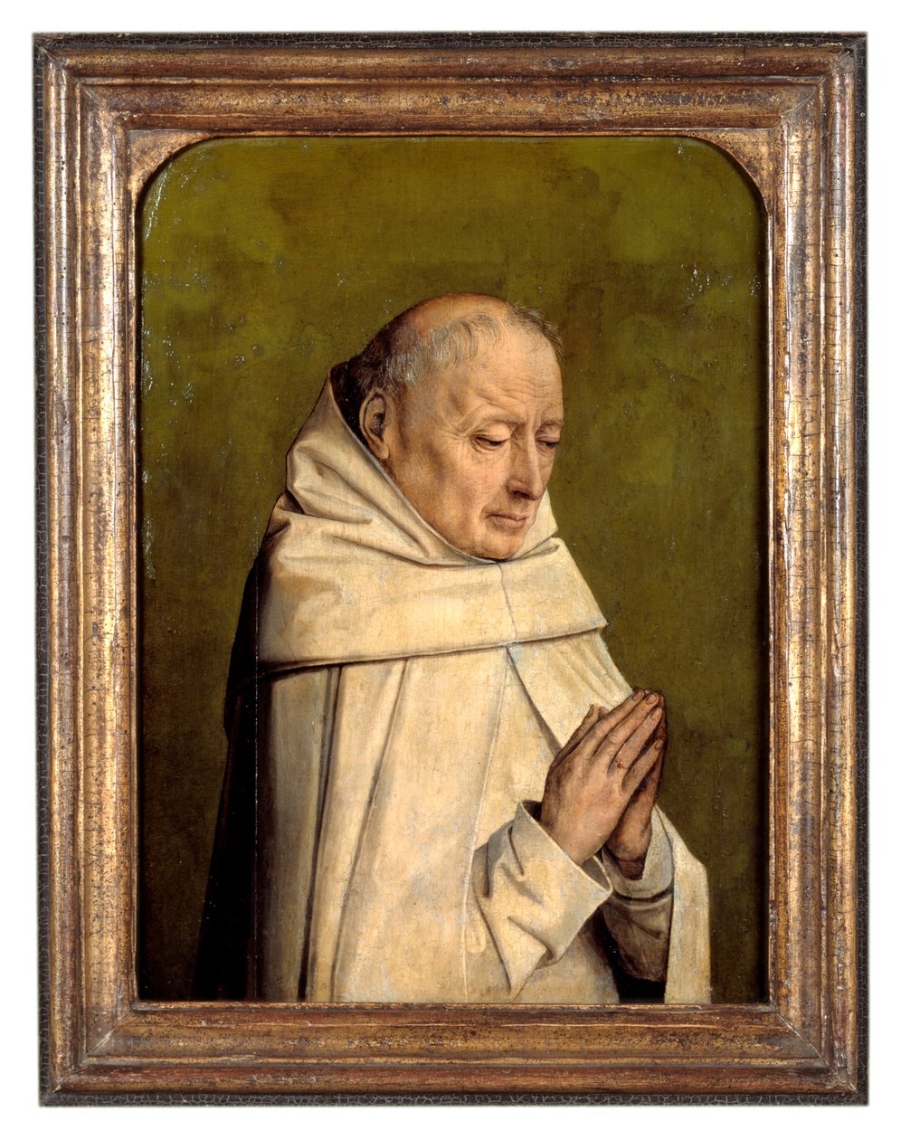 Egy szerzetes portréja (olaj, panel) alkotó: Flemish School