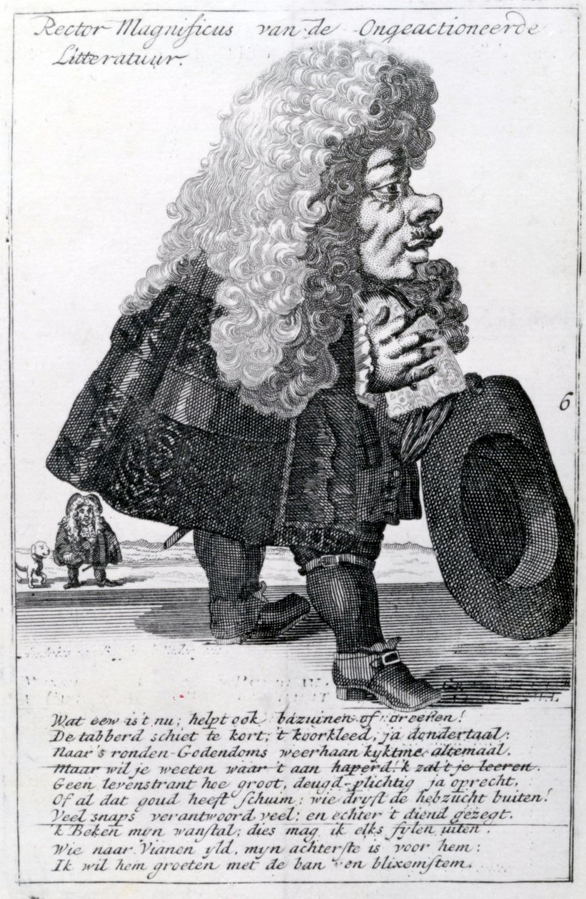 Magnificus rektor, 1668 alkotó: Flemish School