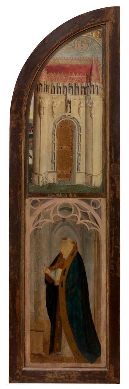 Madonna és Petrus Wijts jobb oldali panelje (olaj a panelen) alkotó: Flemish School