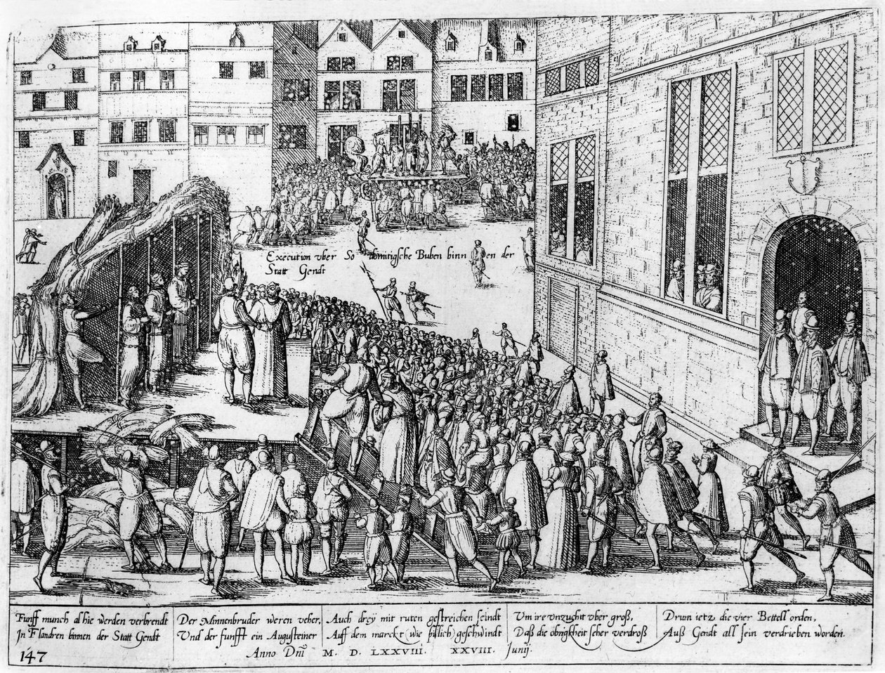 A spanyol inkvizíció jelenetei Gentben, 1578. június alkotó: Flemish School