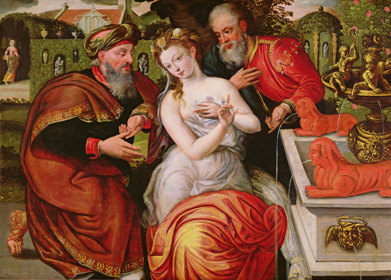 Susanna és a vének alkotó: Flemish School