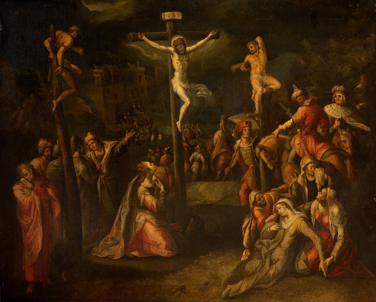 A keresztre feszítés, 1550-1700 alkotó: Flemish School