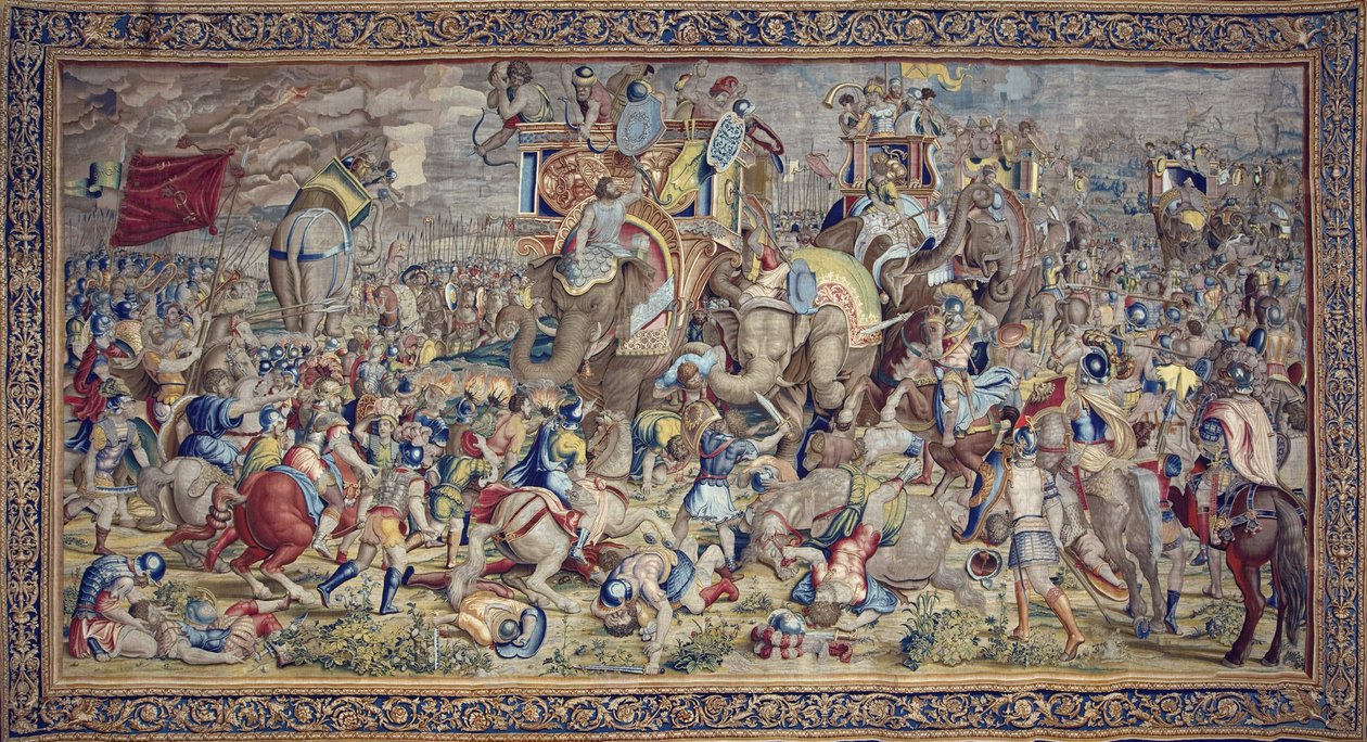 Hannibál története, 1570 körül (szőttes) alkotó: Flemish School