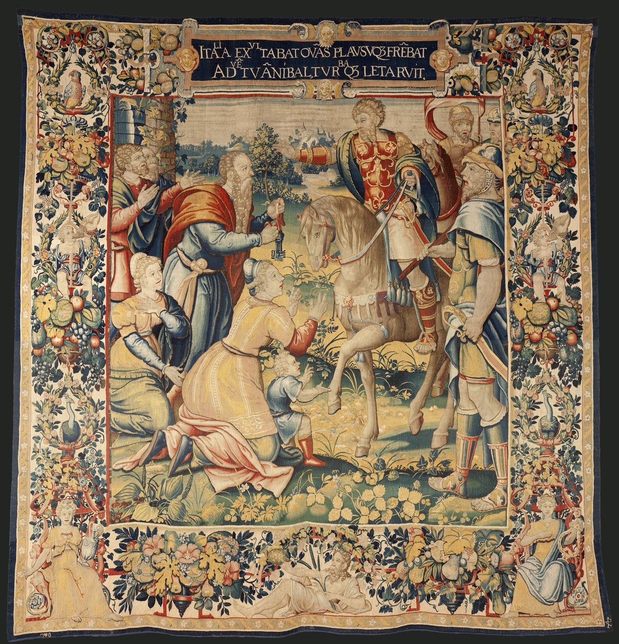 Hannibál története, 1570 körül (szőttes) alkotó: Flemish School