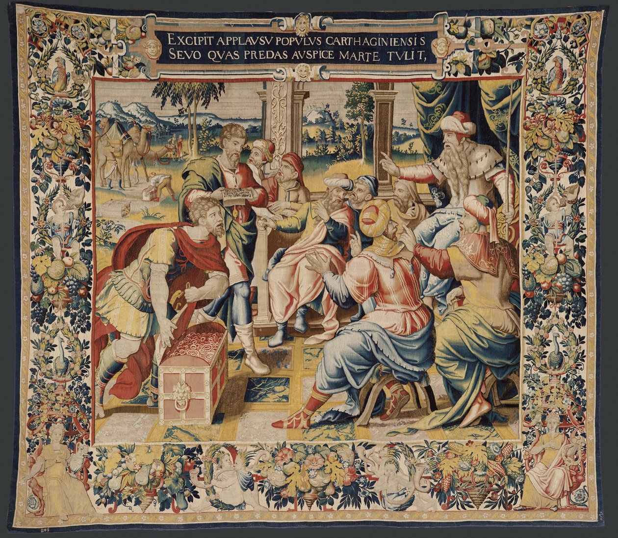 Hannibál története, 1570 körül (szőttes) alkotó: Flemish School