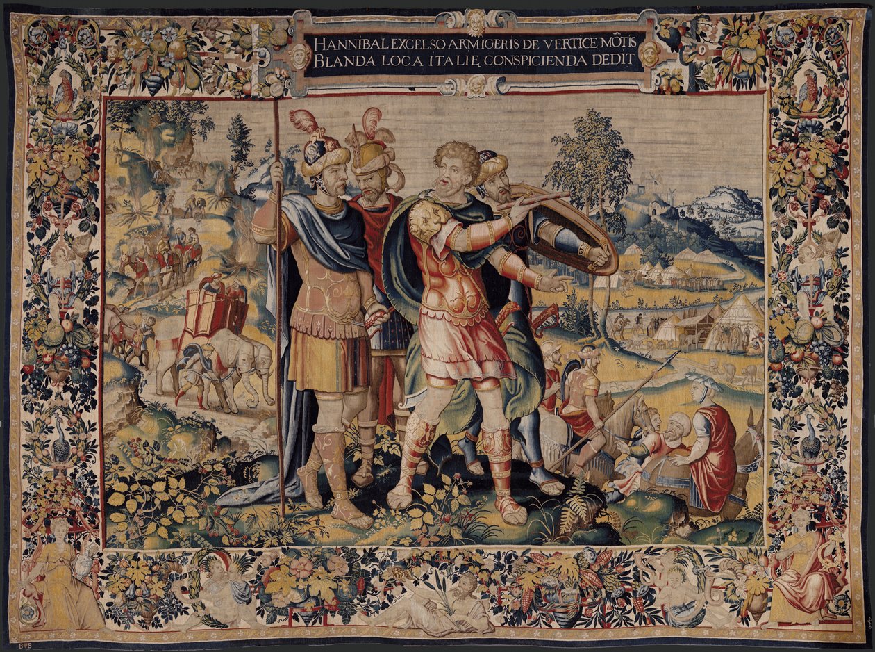 Hannibál története, 1570 körül (szőttes) alkotó: Flemish School