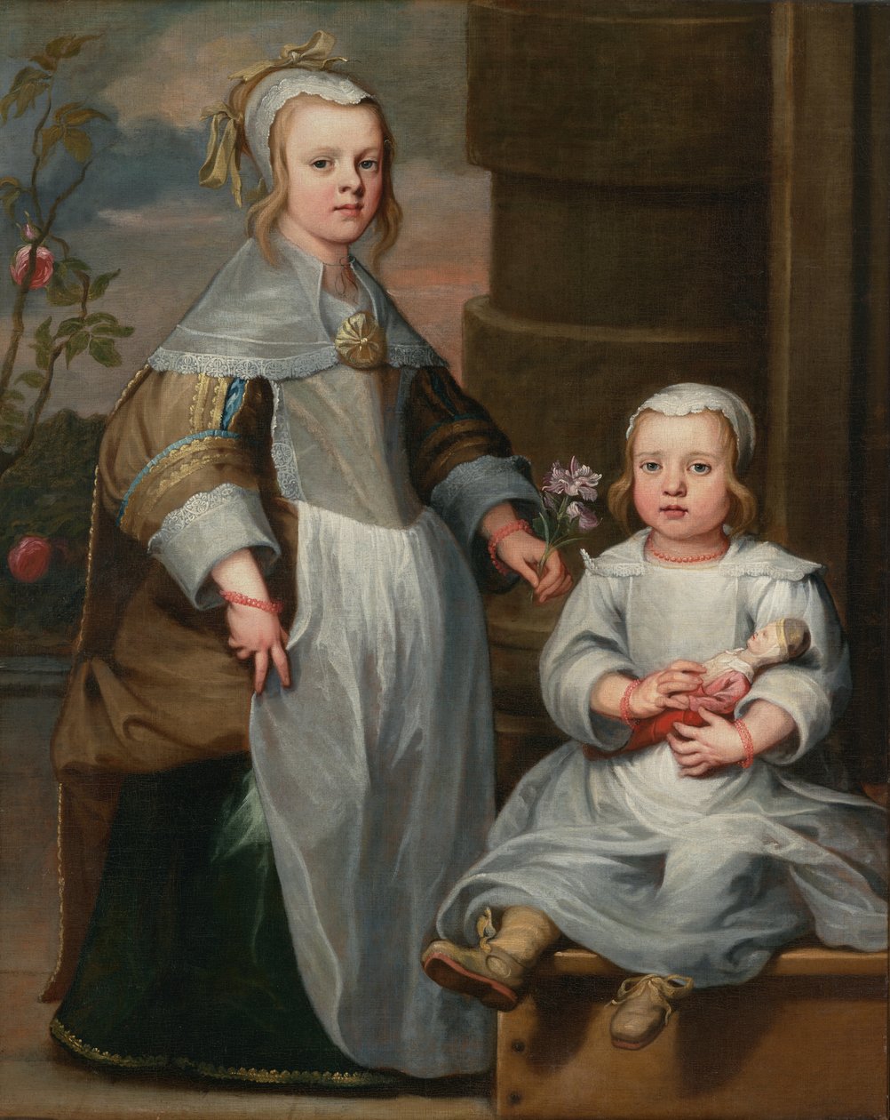 Két nővér, 1650-60 körül (olaj, vászon) alkotó: Flemish School