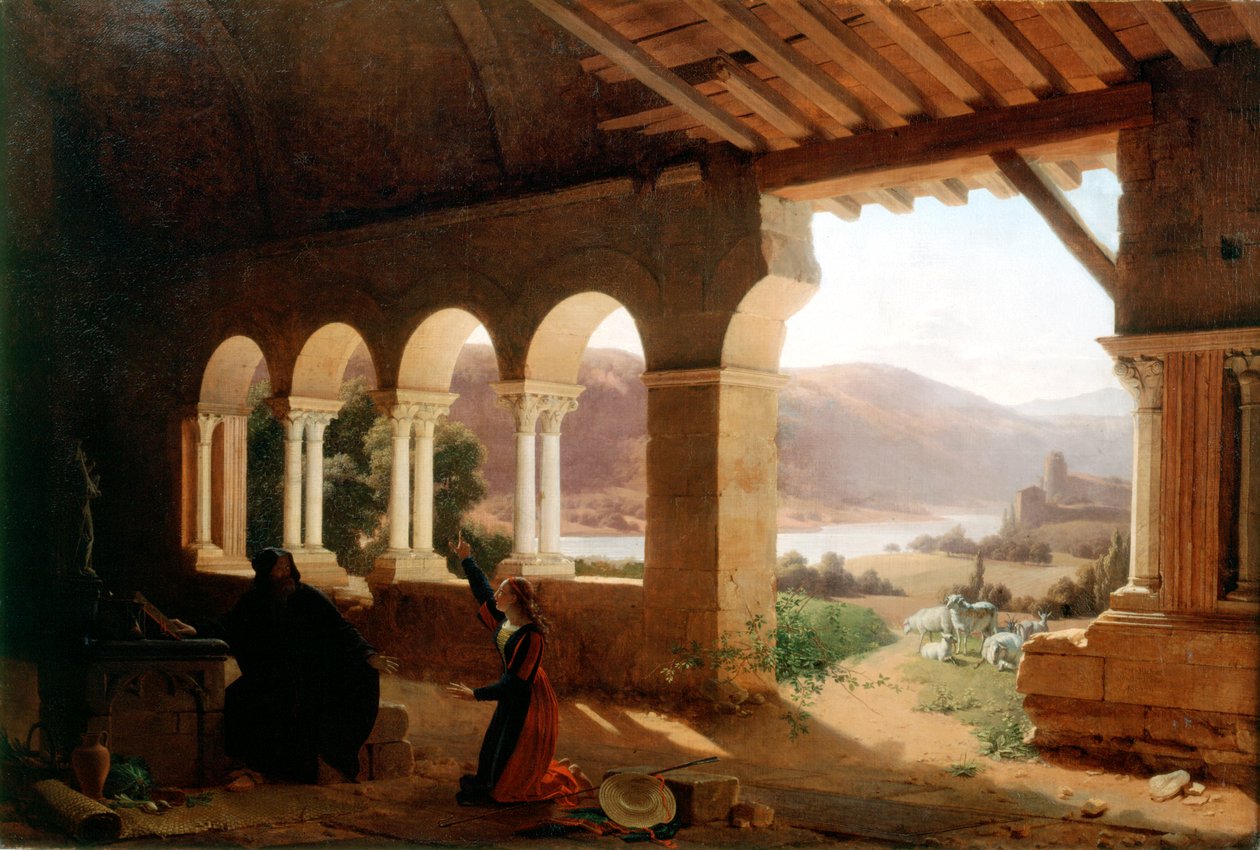 "Vancouleurs Hermitage", 1819 alkotó: Fleury François Richard