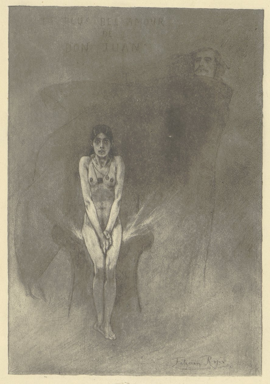 Don Juan legszebb szerelme alkotó: Félicien Rops