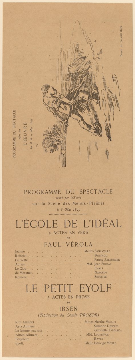 Az Ideál Iskolája; Kis Eyolf alkotó: Félicien Rops