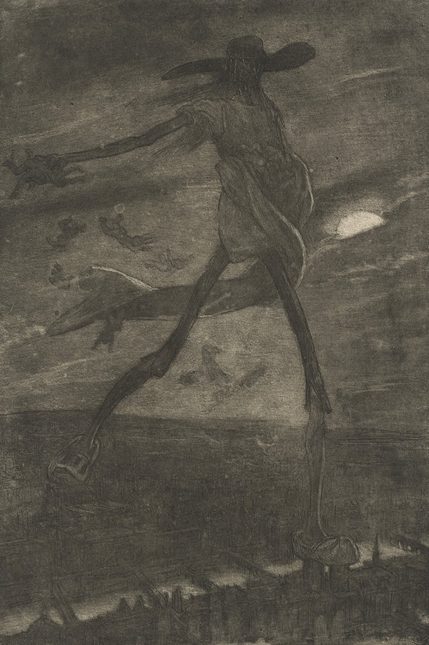 Sátán vetés konkoly Sátán konkolyvetés. alkotó: Félicien Rops