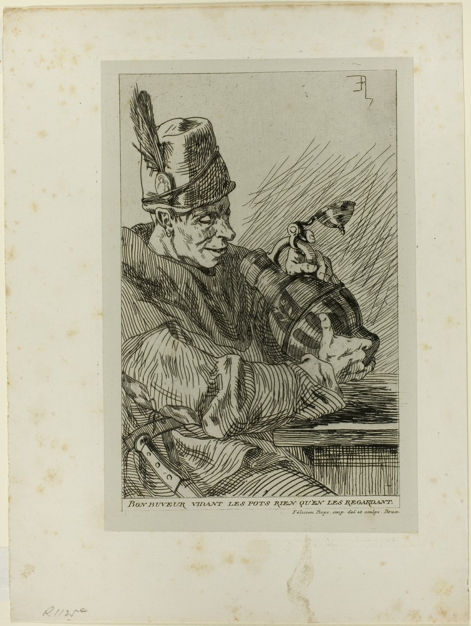 Az Ivó alkotó: Félicien Rops