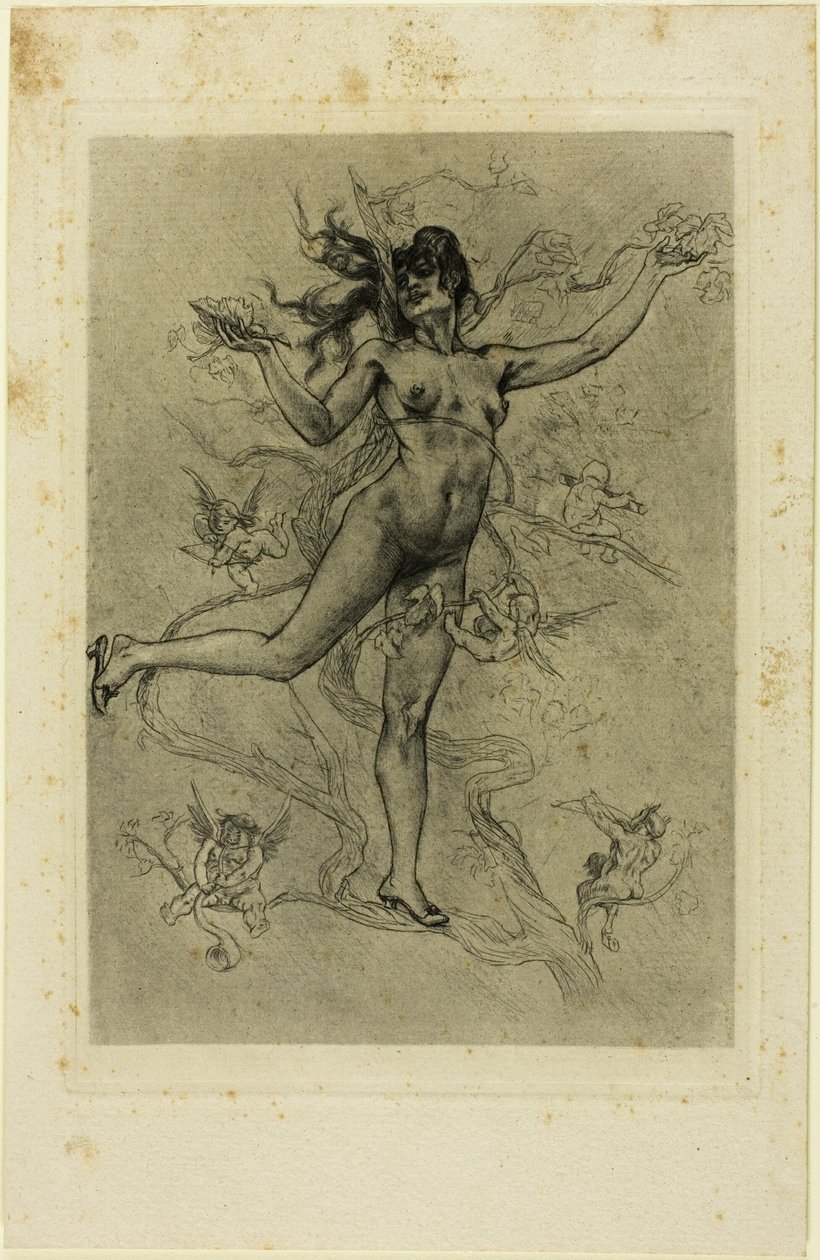 A szőlőlevél alkotó: Félicien Rops