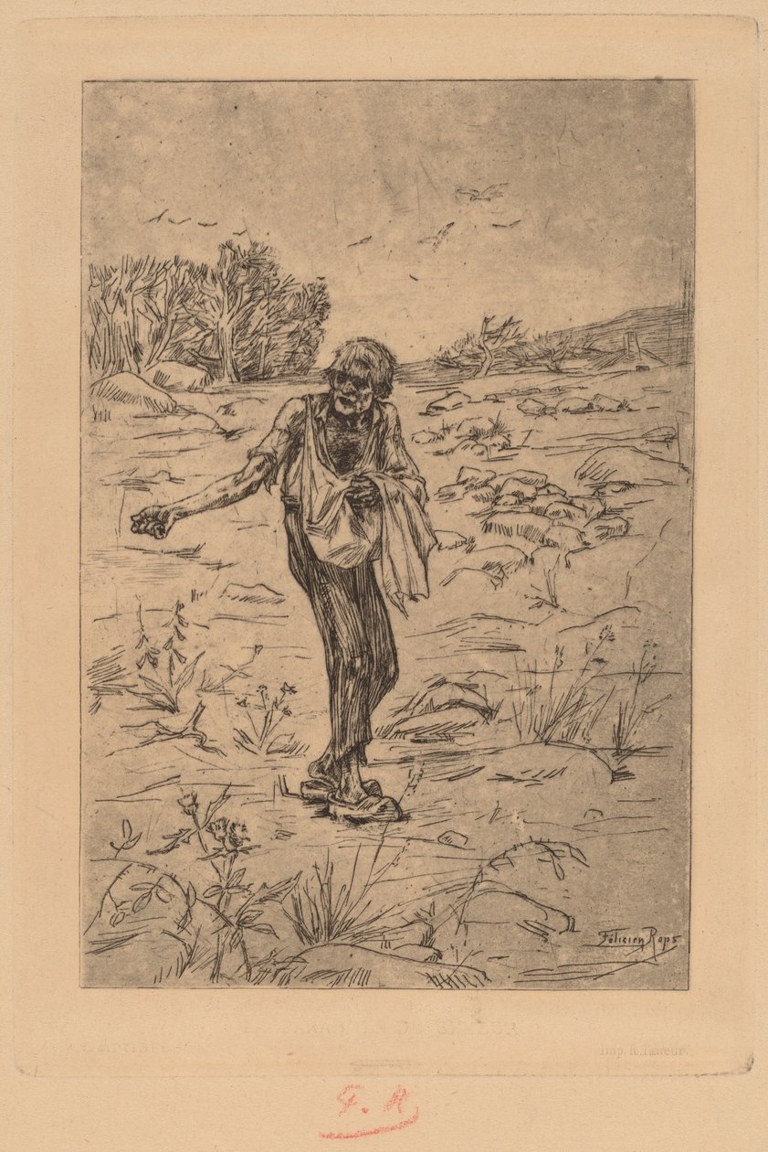 A magvető példázata alkotó: Félicien Rops