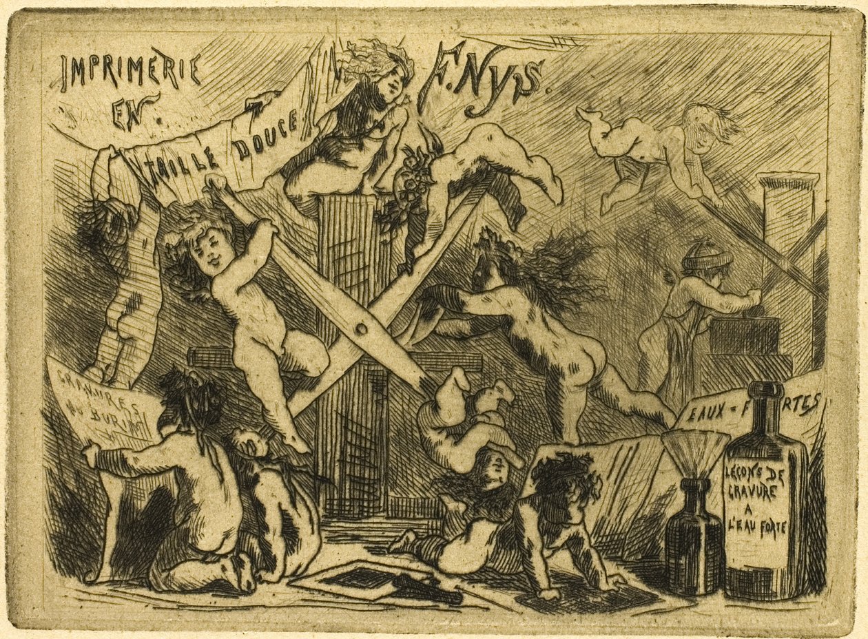 A sajtó alkotó: Félicien Rops