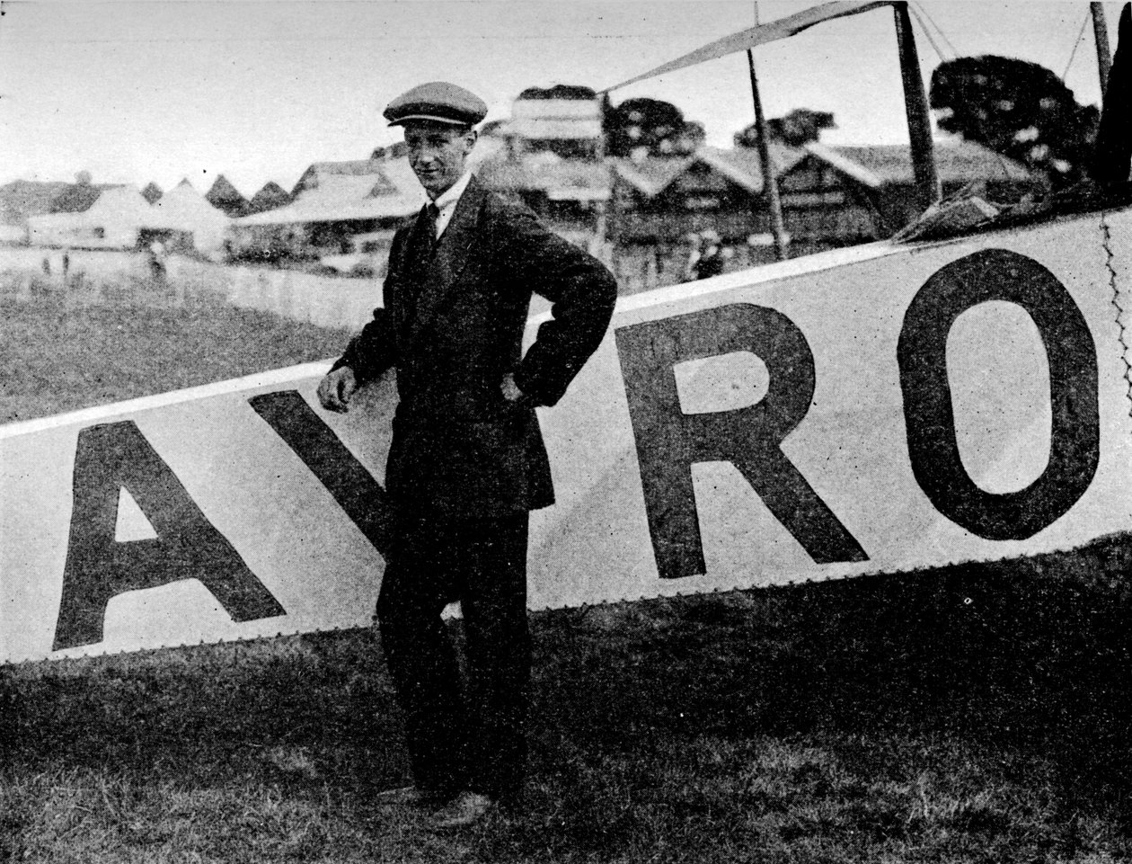 Az Aerial Derby: az Avro pilótája, Mr. FP Raynham, 1913, 1934. alkotó: Flight Photo