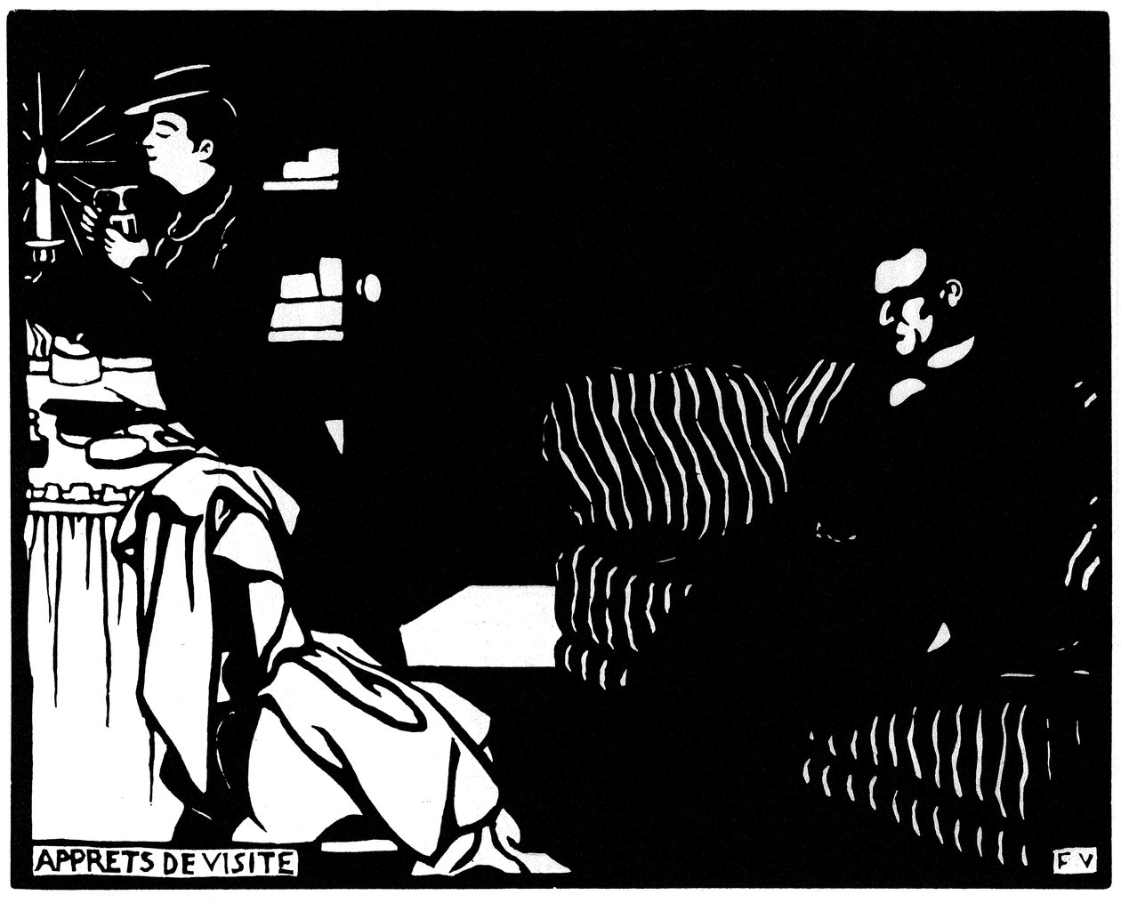 Látogatás megáll Intimités VIII alkotó: Félix Valloton