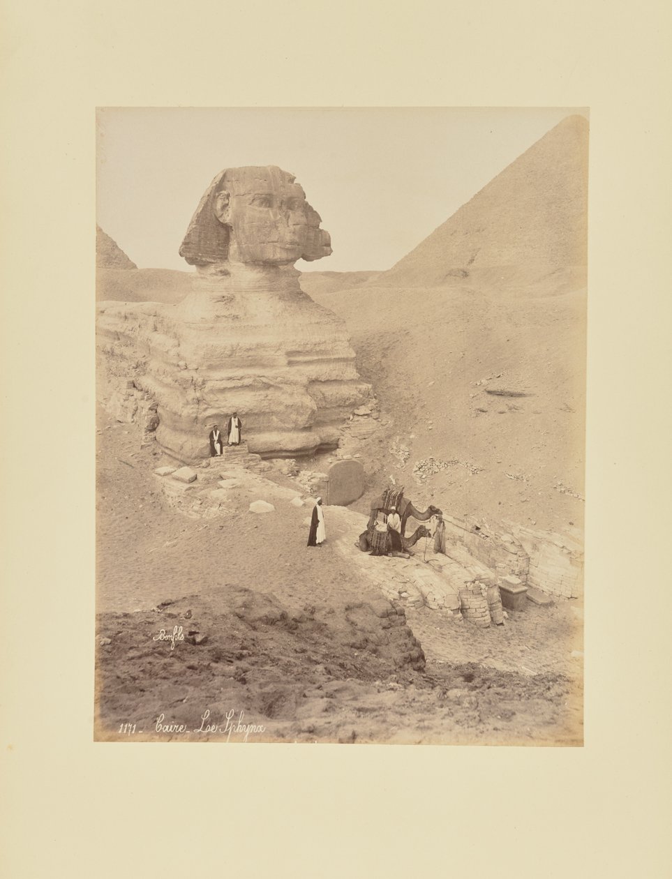 Kairó - Le Sphynx alkotó: Félix Bonfils