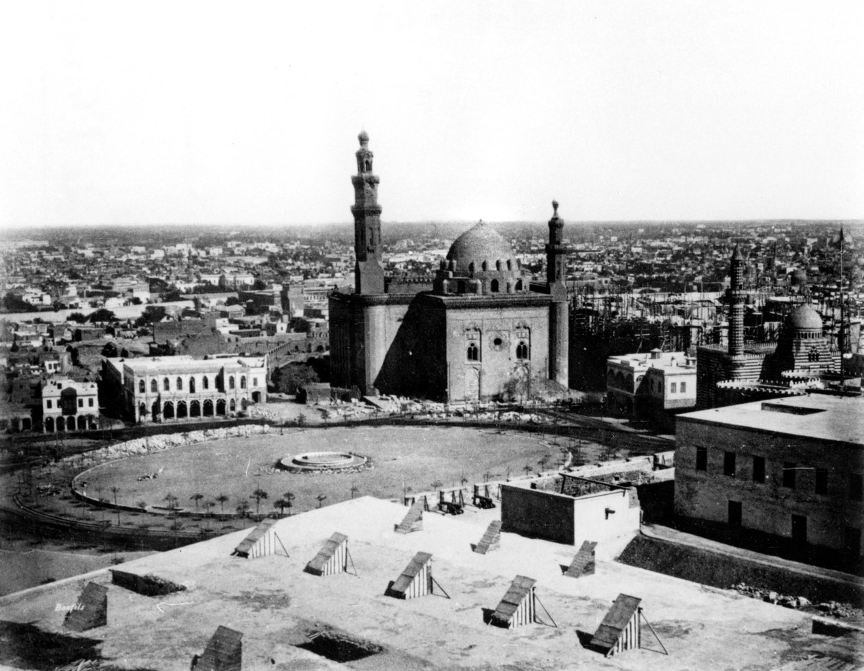 Kairó általános képe, Egyiptom, 1878 alkotó: Félix Bonfils