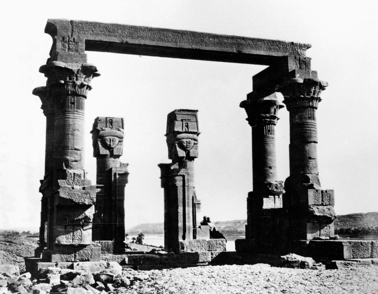 Qertassi kioszk, Núbia, Egyiptom, 1878 alkotó: Félix Bonfils