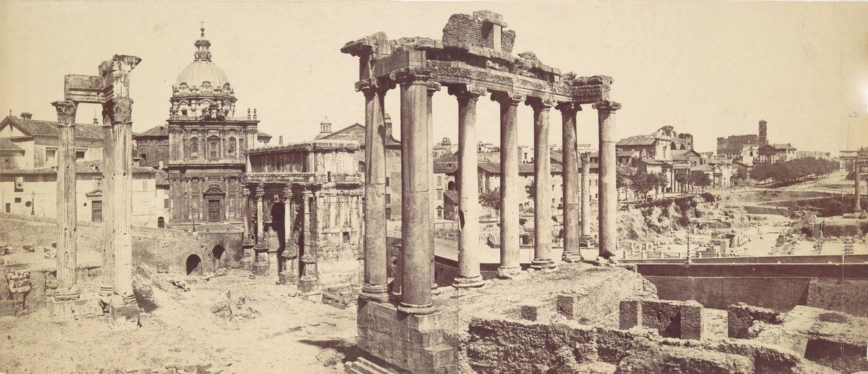 [The Roman Forum], kb. 1870-es évek. alkotó: Félix Bonfils