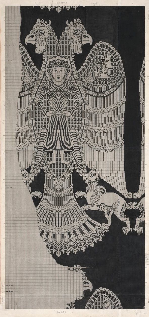 A Buyid Silk sematikus rajza (1962.264) alkotó: Félix Guichert