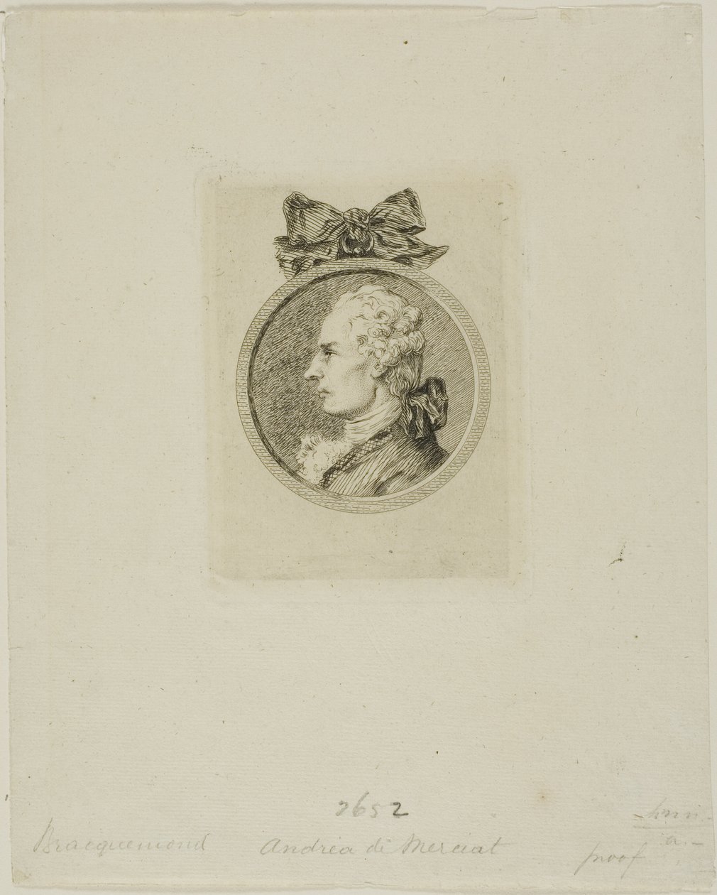 André de Nerciat alkotó: Félix Henri Bracquemond