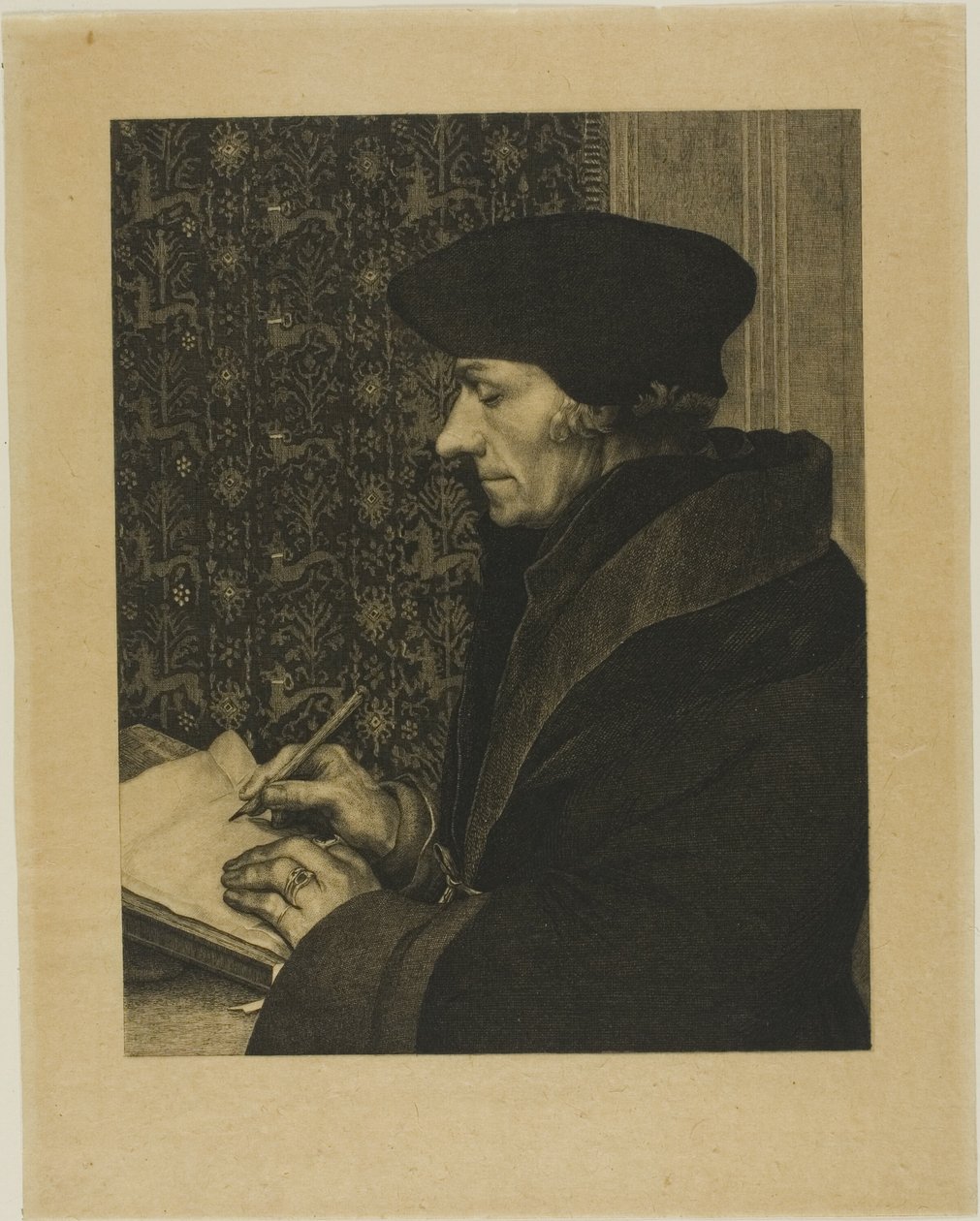 Erasmus alkotó: Félix Henri Bracquemond