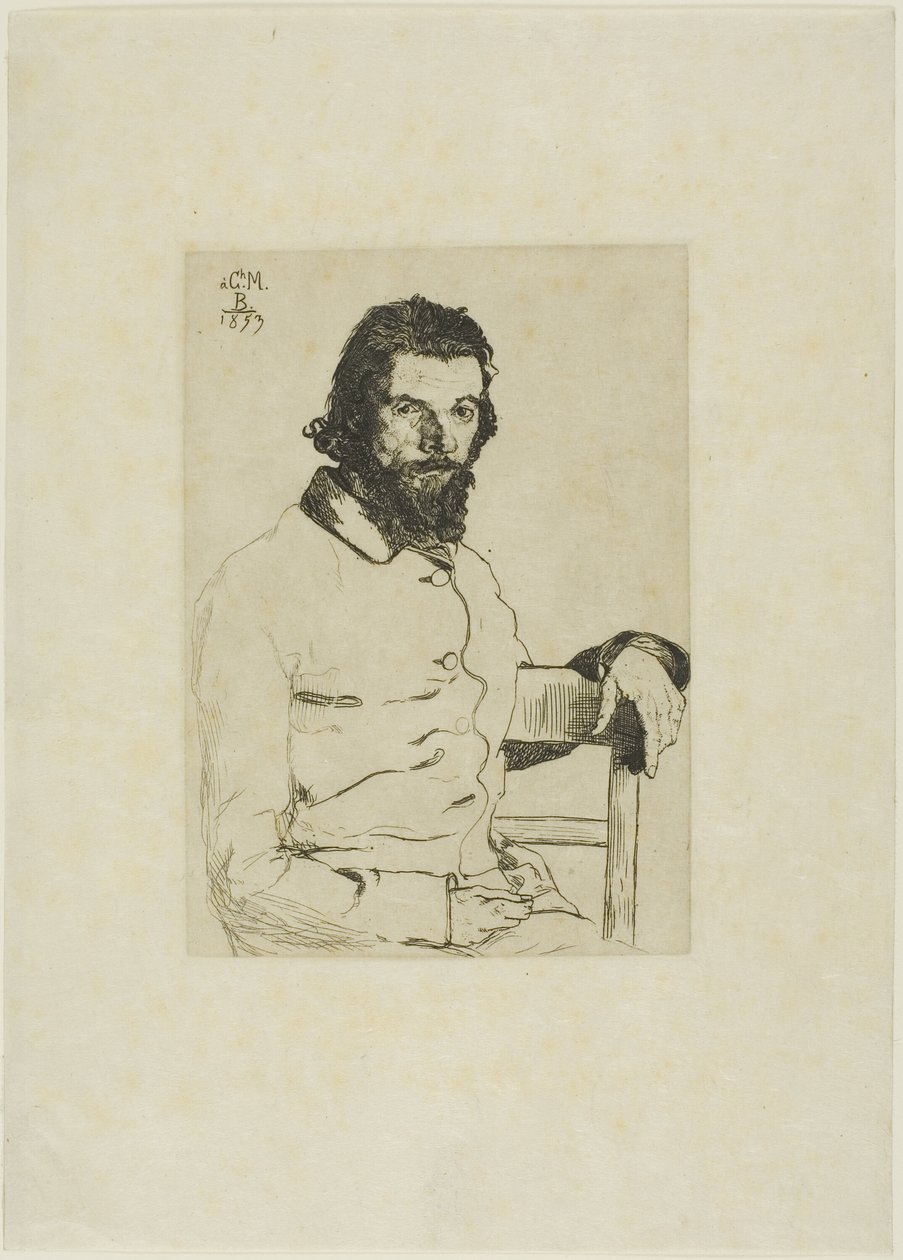 Meryon portréja alkotó: Félix Henri Bracquemond