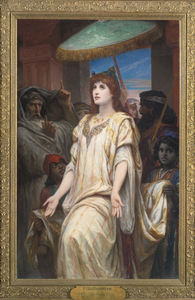 Eszter Ahasvérus előtt, 1894 alkotó: Félix Joseph Barrias
