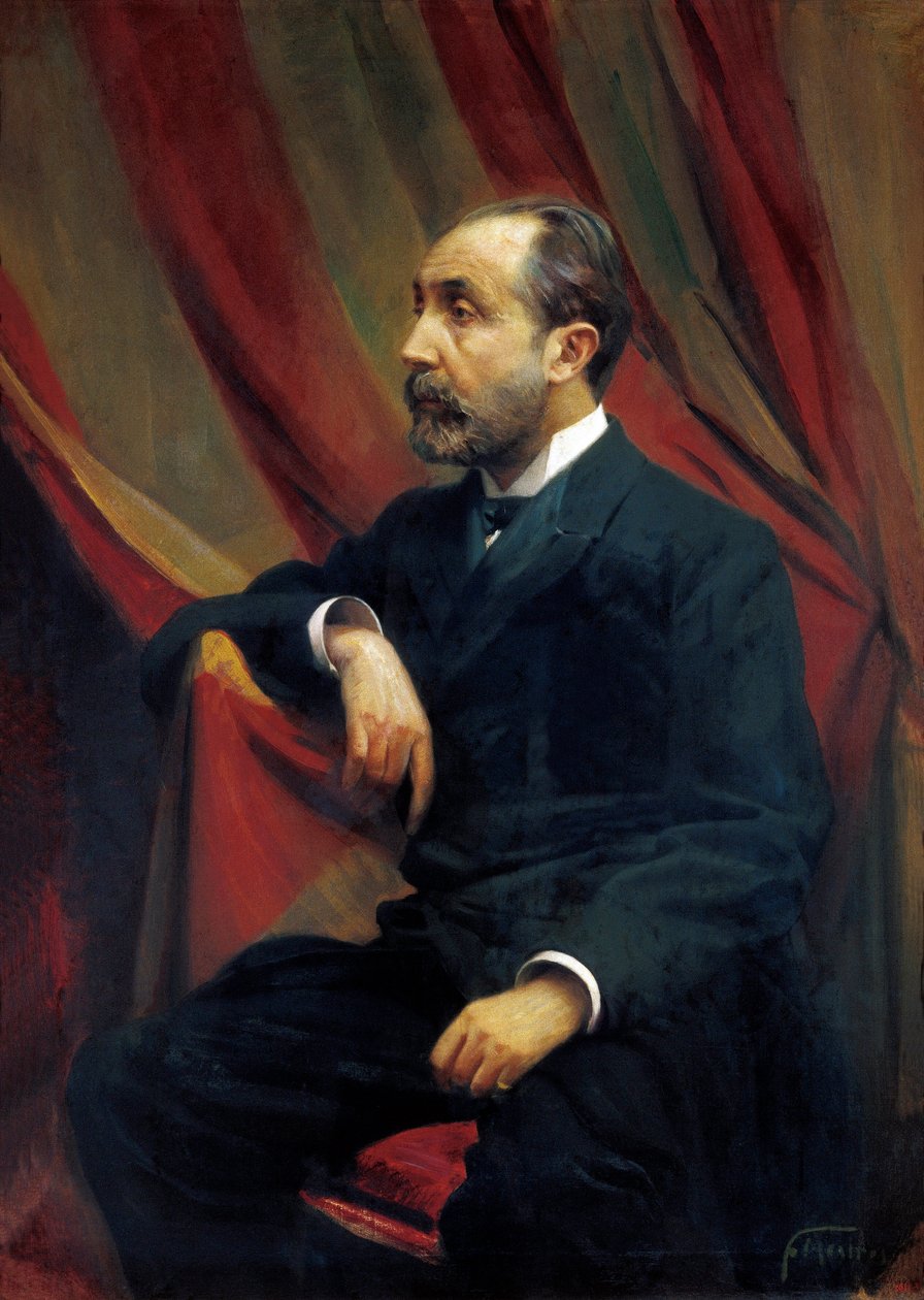 Bartomeu ROBERT i YARZABAL (1842-1902) spanyol orvos és politikus portréja alkotó: Félix Mestres Borrell