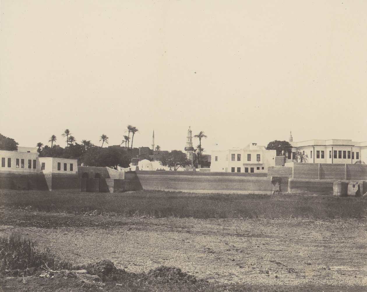 Syout, Constructions Modernes - le Divan stb., 1851-52, nyomtatva 1853-54. alkotó: Félix Teynard