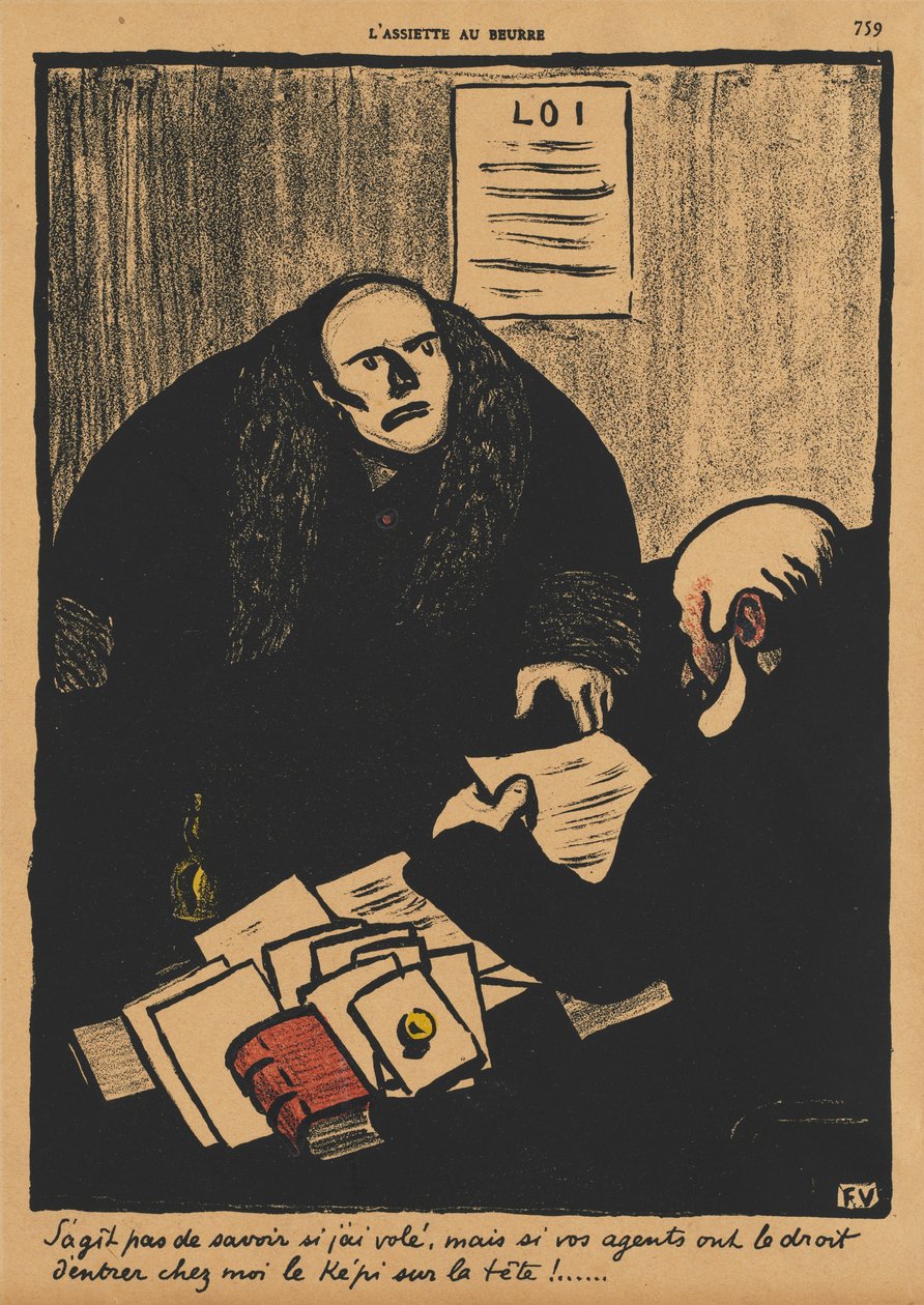 Crimes and Punishments II, 759: A kérdés nem az, hogy... alkotó: Félix Vallotton