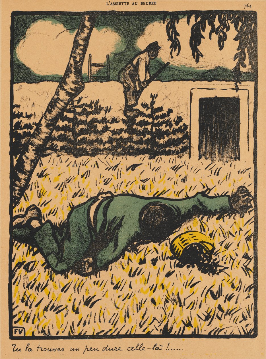 Crimes and Punishments VII, 764: Meg fogja találni, hogy ez meglehetősen nehéz! alkotó: Félix Vallotton