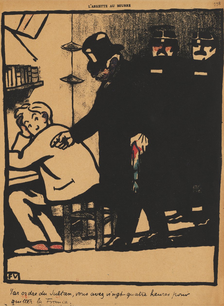 Bűnök és büntetések XXI, 778: A szultán parancsára alkotó: Félix Vallotton
