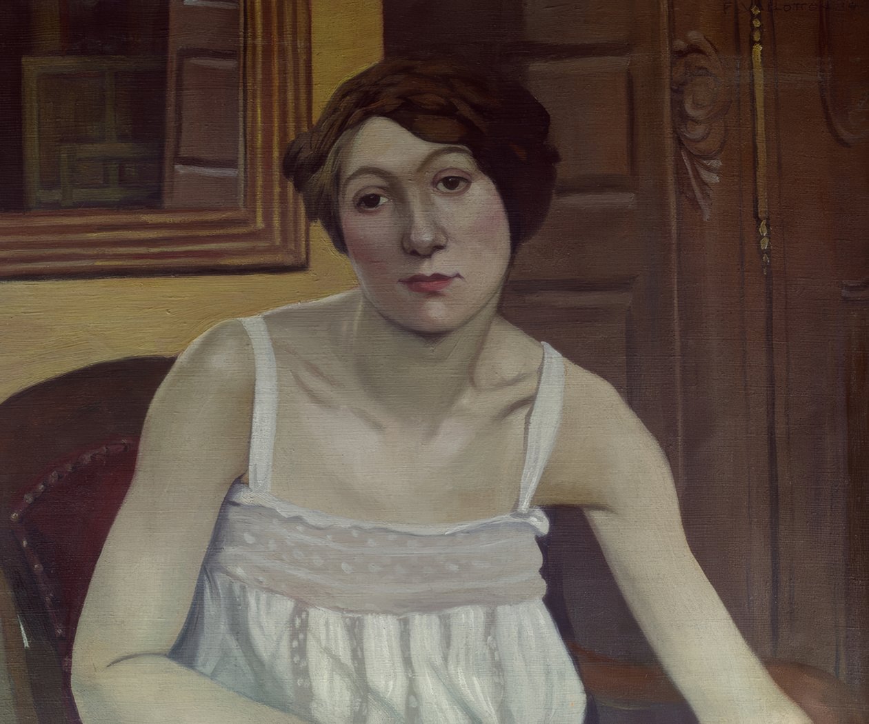 Női portré félhosszúságban alkotó: Félix Vallotton