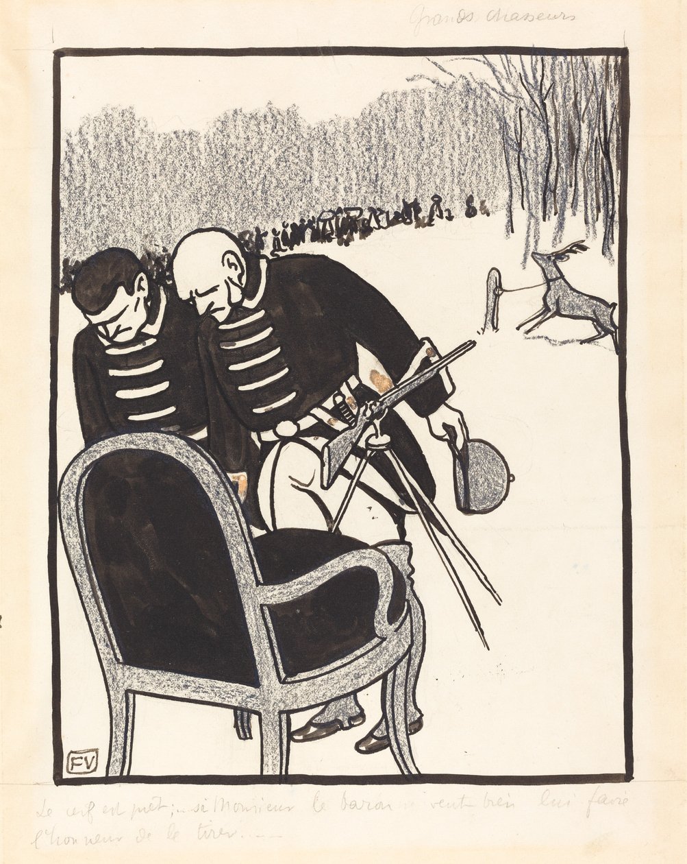 Nagy vadászok – A szarvasbika készen áll alkotó: Félix Vallotton