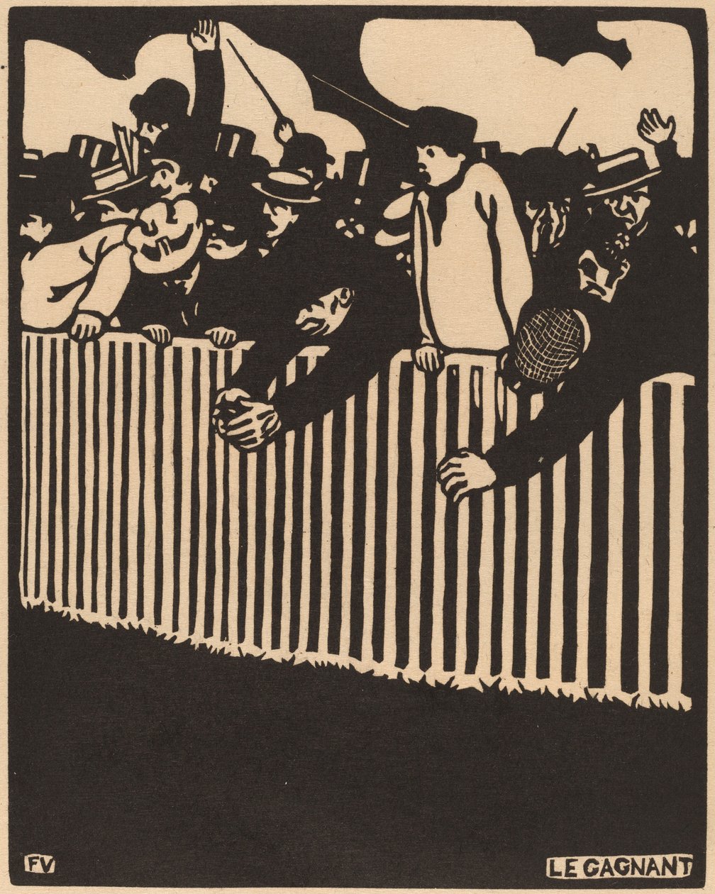 Le Gagnant (A győztes) alkotó: Félix Vallotton