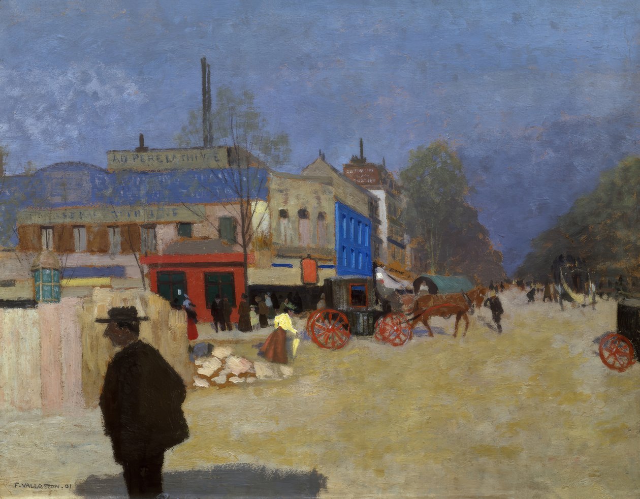 Clichy hely alkotó: Félix Vallotton