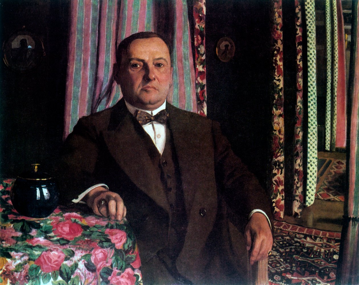 „Georg E. Haasen portréja”, 1913. alkotó: Félix Vallotton