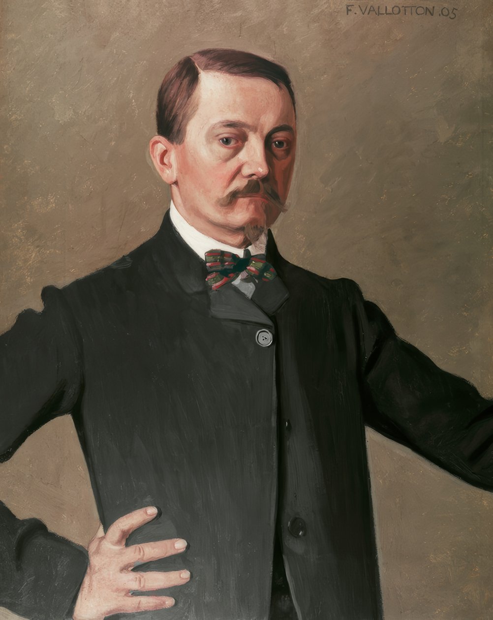 Félix Vallotton önarcképe alkotó: Félix Vallotton
