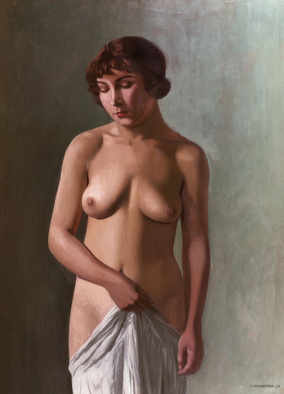 Álló fiatal lány alkotó: Félix Vallotton