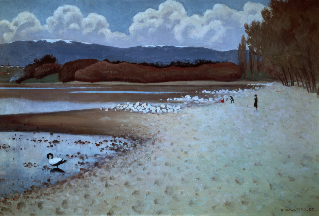 Strand közelében Vidy alkotó: Félix Vallotton